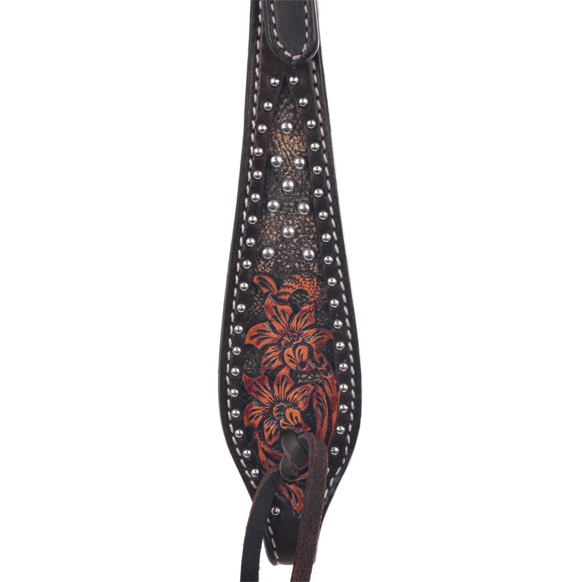 Dark Flash Arizona Flower One Ear Headstall 1