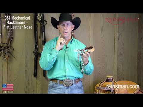 951P Pony Leather Nose Mechanical Hackamore 1
